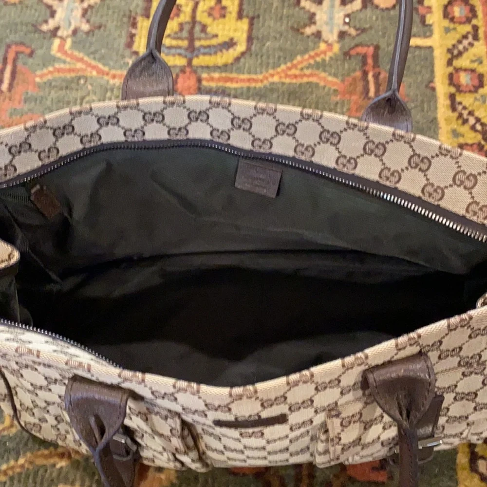 Gucci Brown and Tan Satchel - Picture 8 of 15
